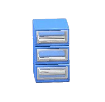 The Blue version of Plastic Clothing Organizer