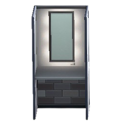 The Chic version of Powder-Room Booth