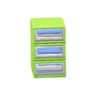 The Green version of Plastic Clothing Organizer