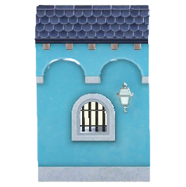 The Blue version of Medieval Building Side