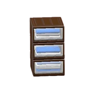 The Brown version of Plastic Clothing Organizer