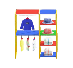 The Colorful version of Midsized Clothing Rack