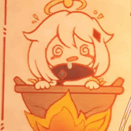 Genshin - Paimon Painting Variations - All Out of Brain Juice + Top Quality Emergency Food