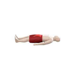 The Red version of Rescue Mannequin