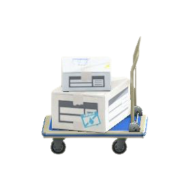 The White version of Rolling Cart