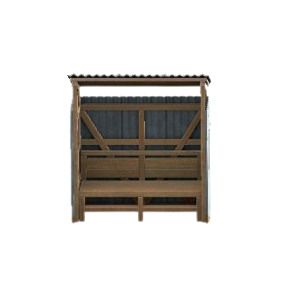 The Blue version of Retro Transportation Stop