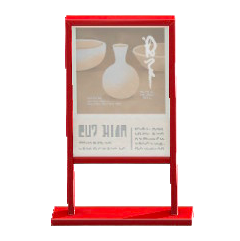 The Red version of Poster Stand