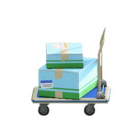 The Light Blue version of Rolling Cart