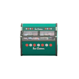 The Green version of Retro Ice-Cream Case