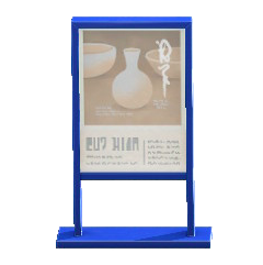 The Blue version of Poster Stand