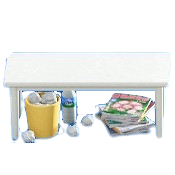 The White version of Sloppy Table