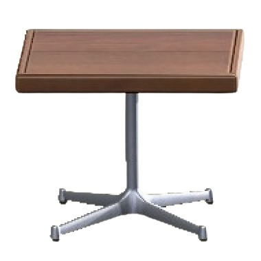 The Dark Brown version of Small Café Table