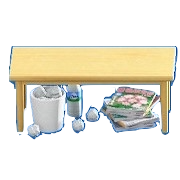 The Gardening version of Sloppy Table