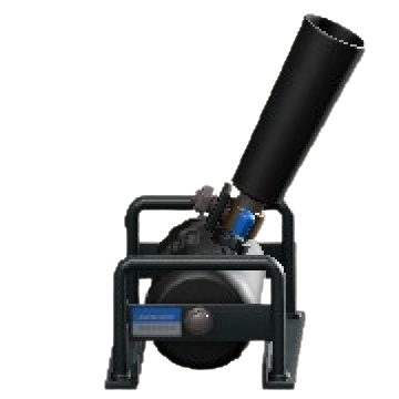 The Blue version of Silver Confetti Blower