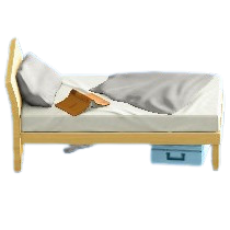 The Gray (Bedding) version of Sloppy Bed