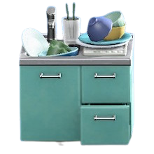 The Light Blue version of Sloppy Sink