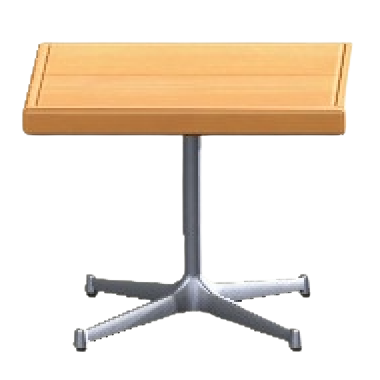 The Light Brown version of Small Café Table