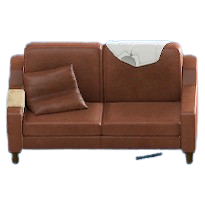 The Brown version of Sloppy Sofa