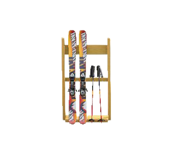 The Orange version of Ski Rack