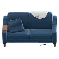 The Navy Blue version of Sloppy Sofa