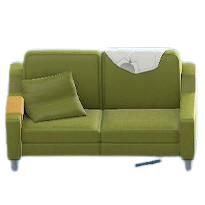 The Green version of Sloppy Sofa