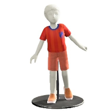 The Red (Shirt Color) version of Small Mannequin