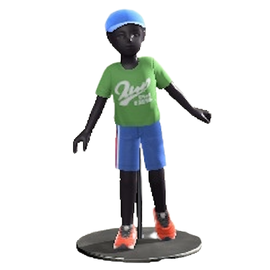 The Black version of Small Mannequin