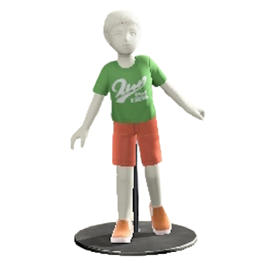 The Green (Shirt Color) version of Small Mannequin