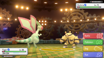 BDSP - Flygon against Volkner