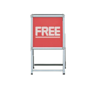 The Free version of Standing Shop Sign