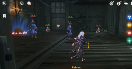 Genshin - Arataki Itto Story Quest - Crumbling Guilt Domain - 11 - Defeat the Nobushis