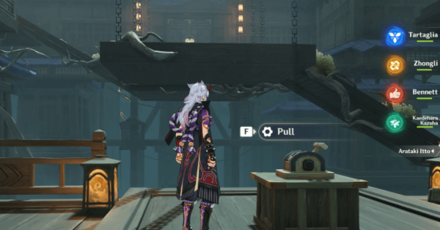 Genshin - Arataki Itto Story Quest - Crumbling Guilt Domain - 4 - Interact First Mechanism Again