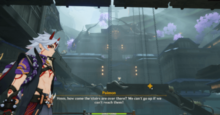 Genshin - Arataki Itto Story Quest - Crumbling Guilt Domain - 1 - Main Room