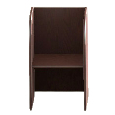 The Dark Brown version of Study Carrel