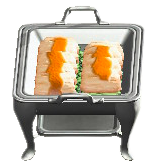 The Cold Entrée with Sauce version of Chafing Dish