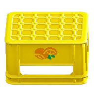 The Orange version of Bottle Crate