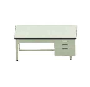 The White version of Sturdy Office Desk