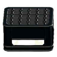 The Black version of Bottle Crate