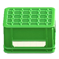 The Green version of Bottle Crate