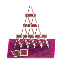 The Red version of Card Tower