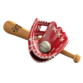 The Brown & Red version of Baseball Set