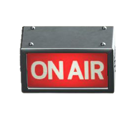 The Silver version of Backlit Sign