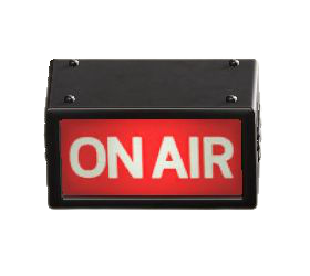 The On Air version of Backlit Sign