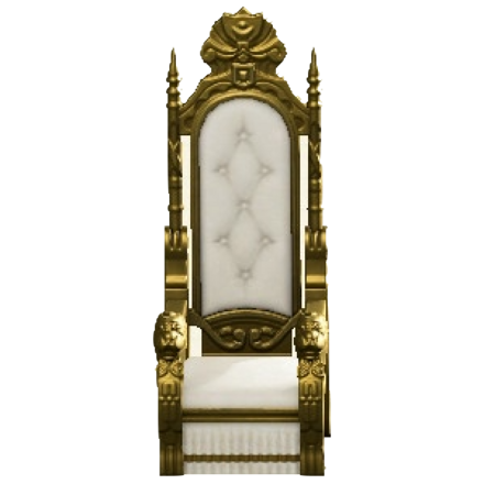 The White (Fabric Color) version of Throne