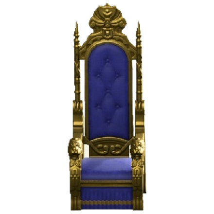 The Blue (Fabric Color) version of Throne