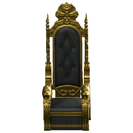 The Black (Fabric Color) version of Throne