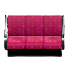 The Red (Seat Color) version of Transit Seat