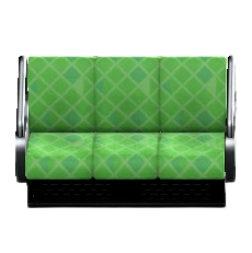 The Green (Seat Color) version of Transit Seat