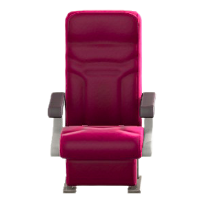 The Berry Red version of Vehicle Cabin Seat
