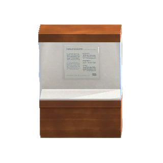 The Dark Wood version of Wide Display Stand